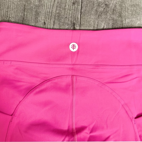 Coolibar Ananda Bike Shorts in Bright Pink NWT [C11] - Picture 5 of 10